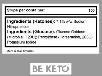 Тестови ленти Ketone & Glucose - 100 бр.