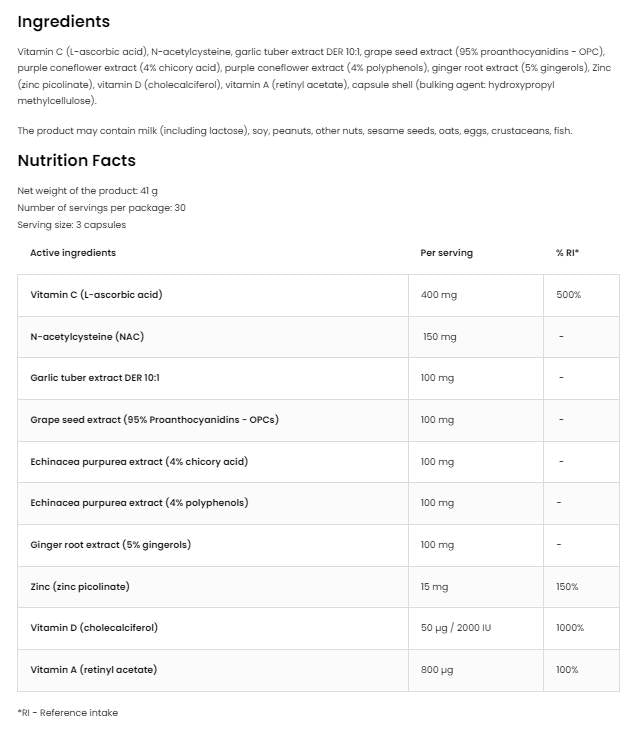 Имунна помощ 90 капсули