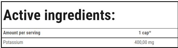 Калий 400 mg - 90 капсули