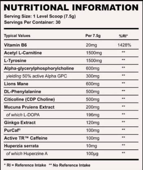 Предварително фокусиране+ | със стимуланти и ноотропи - 225 грама
