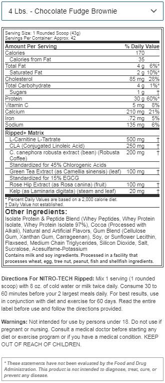 Нитро технологии/разкъсани - 1810 грама