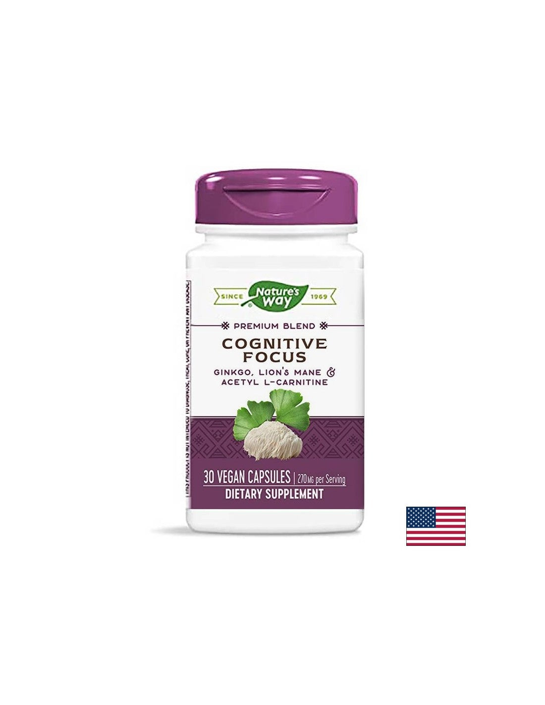 Когнитивен фокус - памет и мислеща дейност, 30 капсули Природата на природата