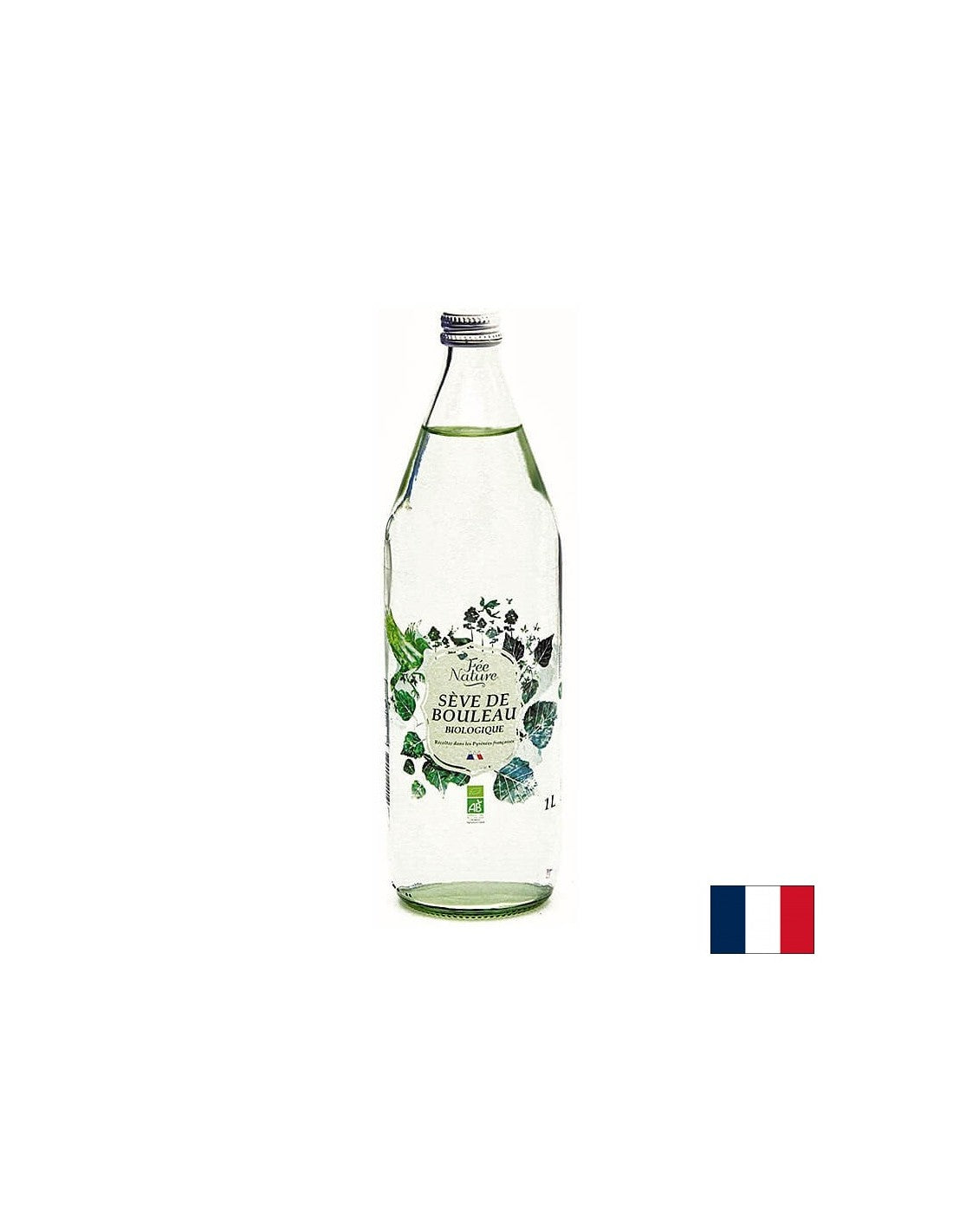 Органичен брезов сок от Пиренеите - детоксикация, тон, силен имунитет, 1 литър