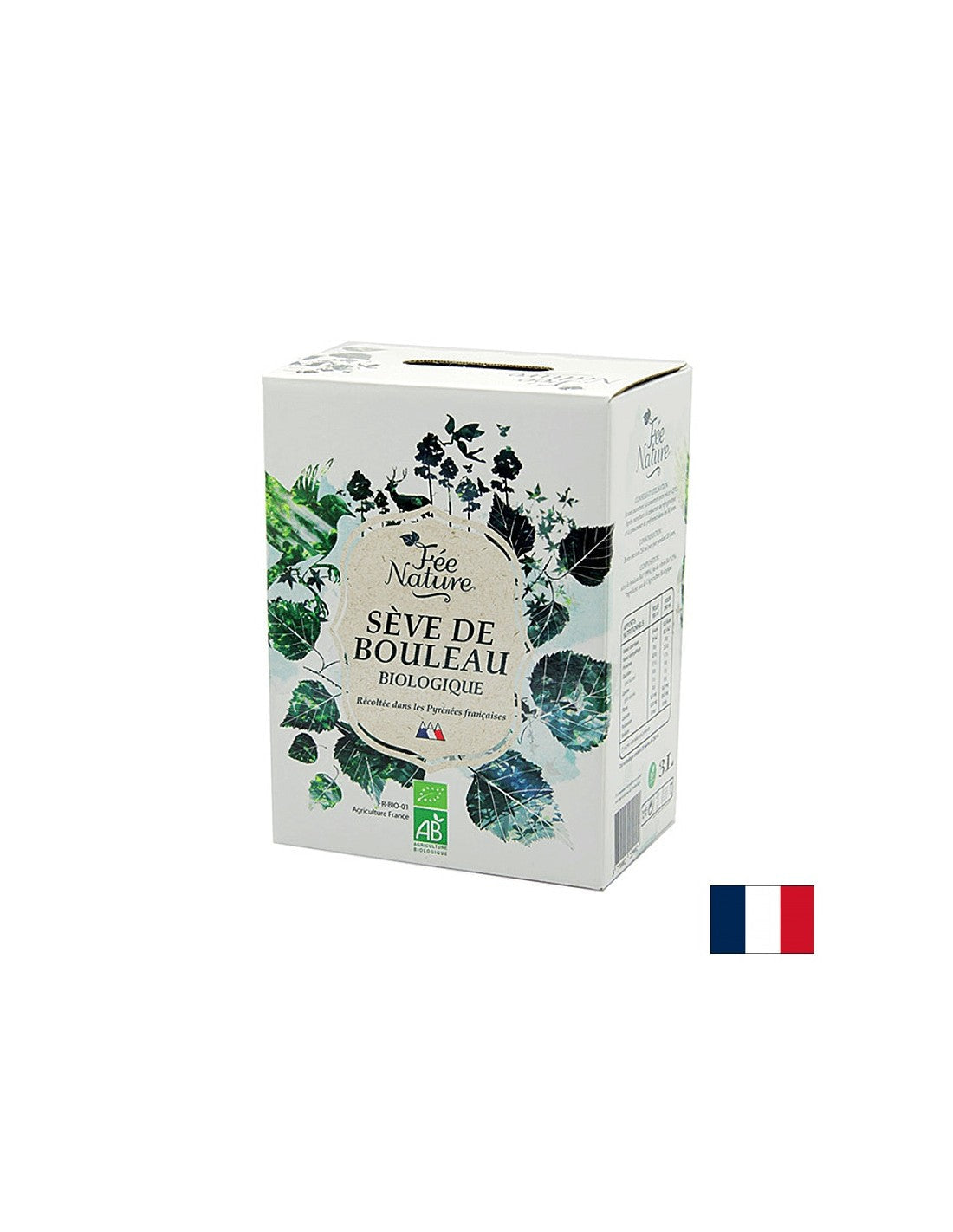 Органичен брезов сок от Пиренеите - детоксикация, тон, силен имунитет, 5 литра