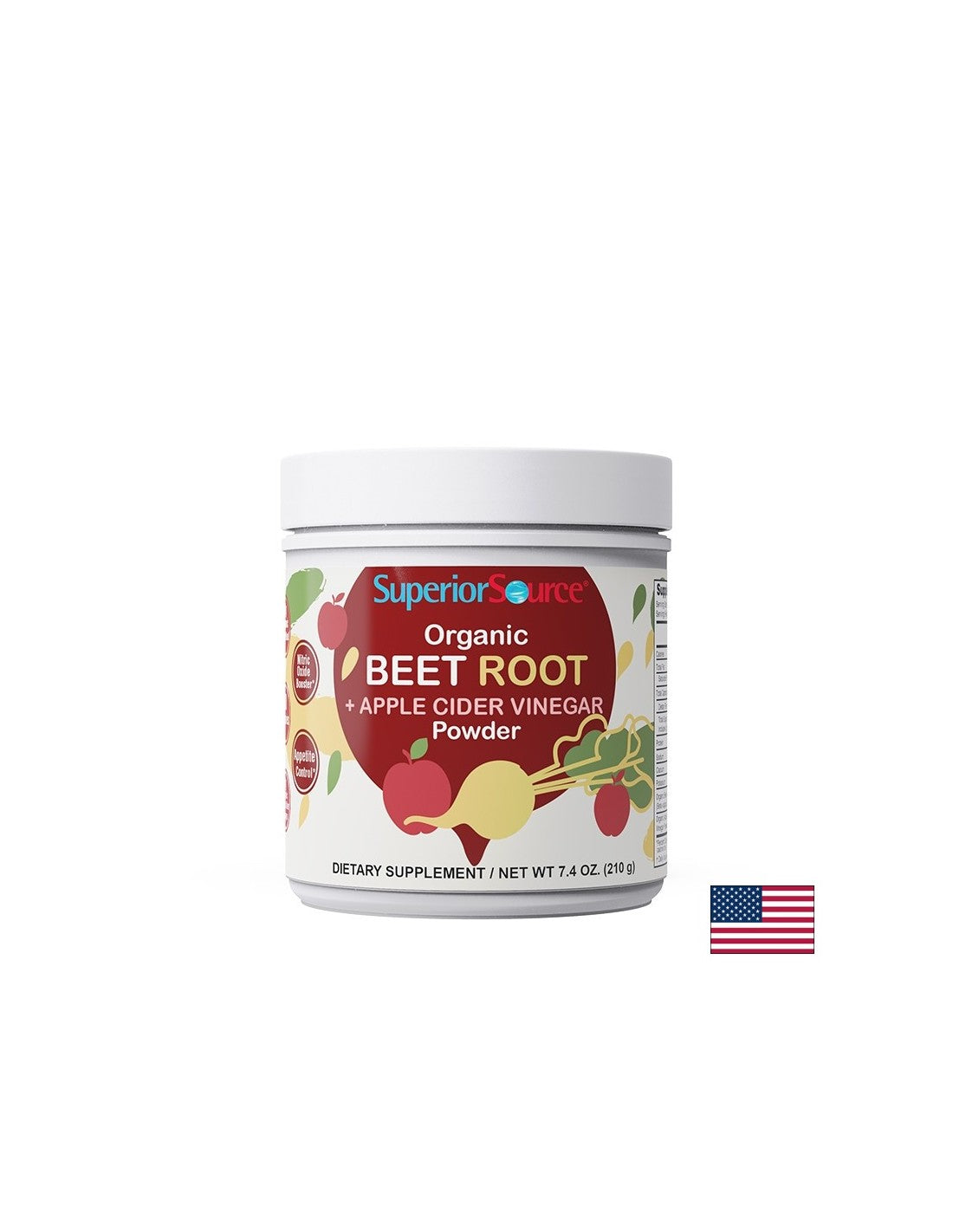 Детокс - Органично цвекло + ябълков оцет, 210 g прах