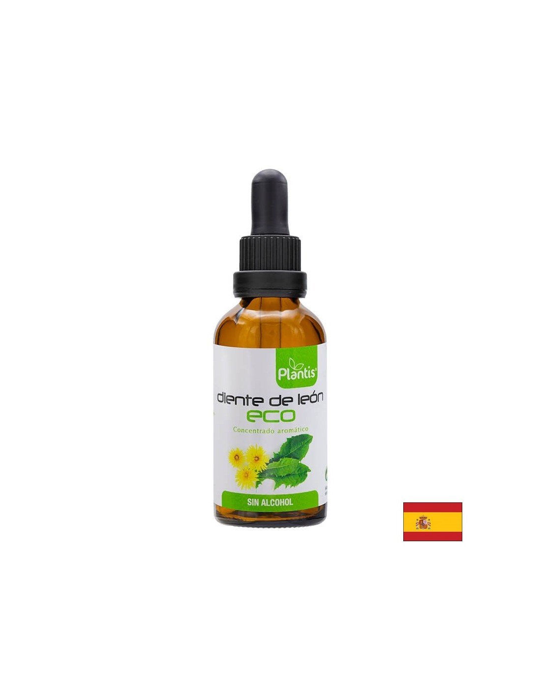 Глумей - диуретик и хепатопротективен - Diente de Leon Eco Plantis®, тинктура без алкохол, 50 ml
