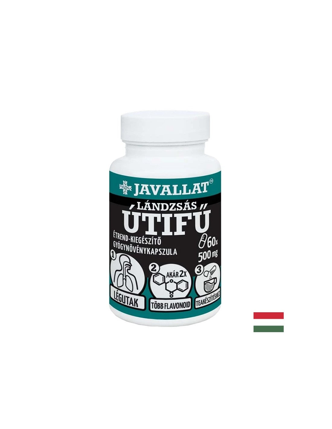 Дихателна система - тесен листовала, 500 mg x 60 капсули