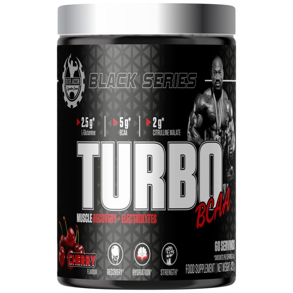 Черна серия | Turbo BCAA възстановяване на мускули и електролити - 420 грама