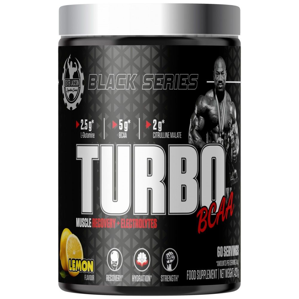 Черна серия | Turbo BCAA възстановяване на мускули и електролити - 420 грама