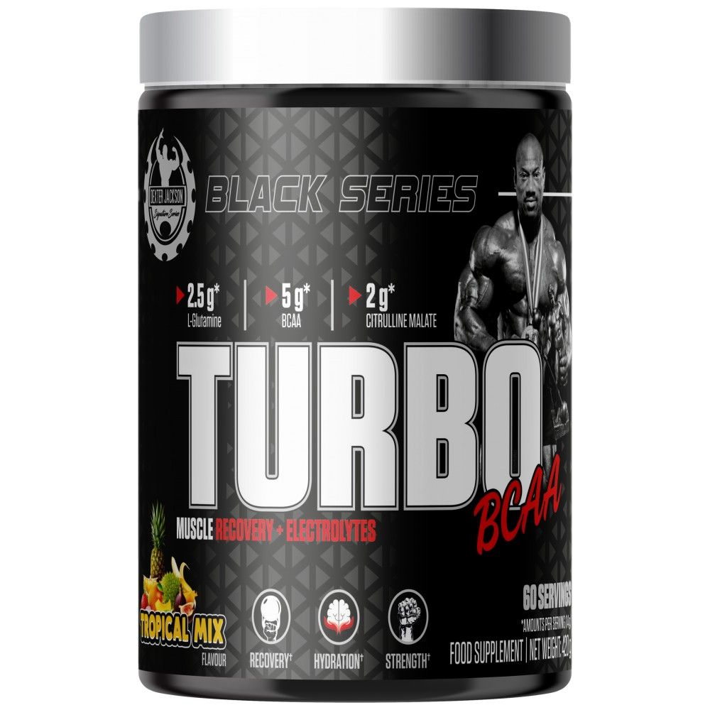 Черна серия | Turbo BCAA възстановяване на мускули и електролити - 420 грама