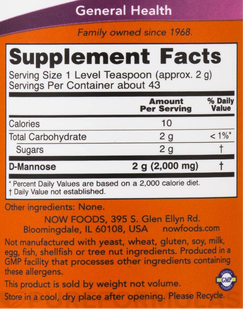 D -Mannose Powder - 85 грама