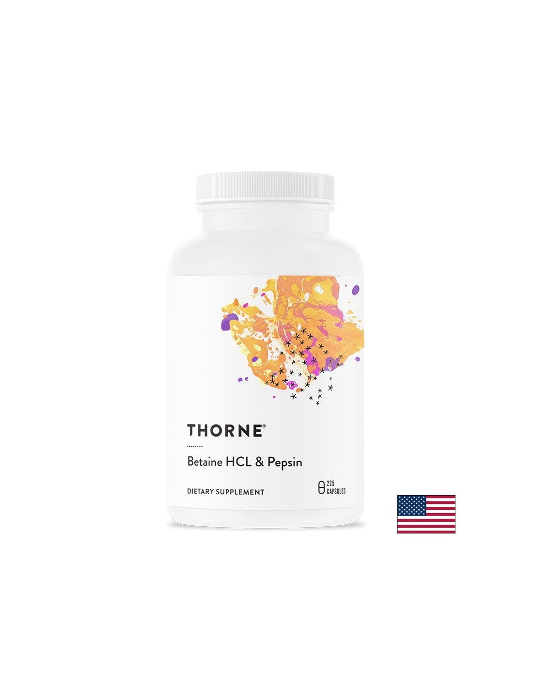 Добро храносмилане - бетаин хидрохлорид + пепсин, 225 капсули