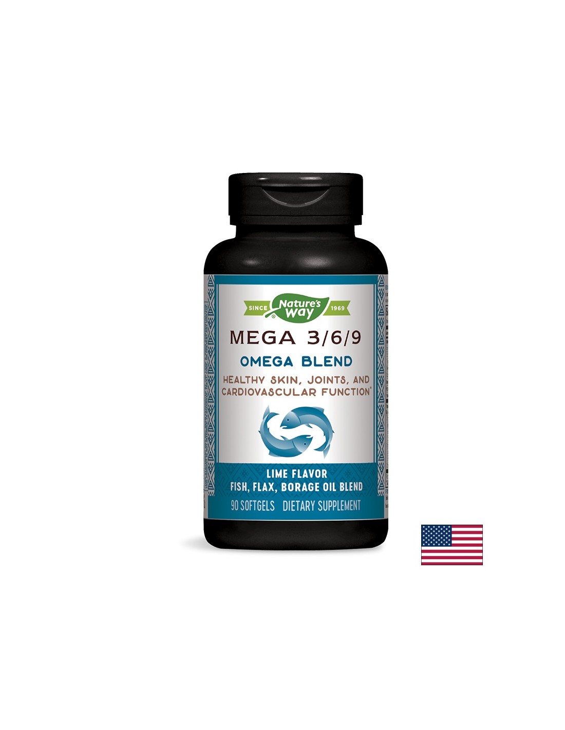 Mega EFA смес 1350 mg - 90 Softgels