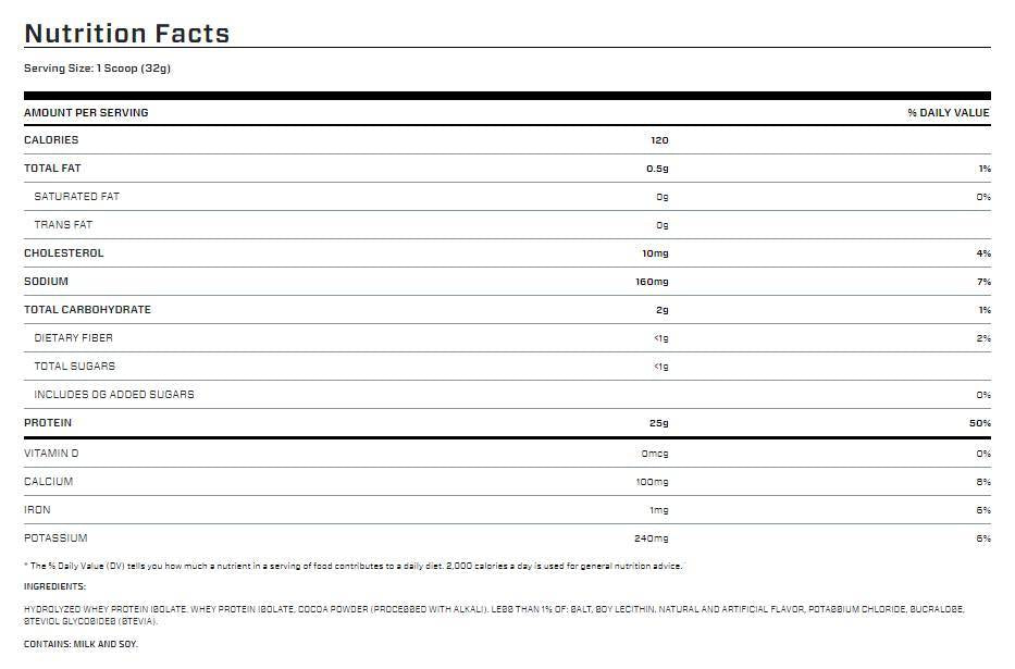 ISO 100 хидролизиран - 2264 грама