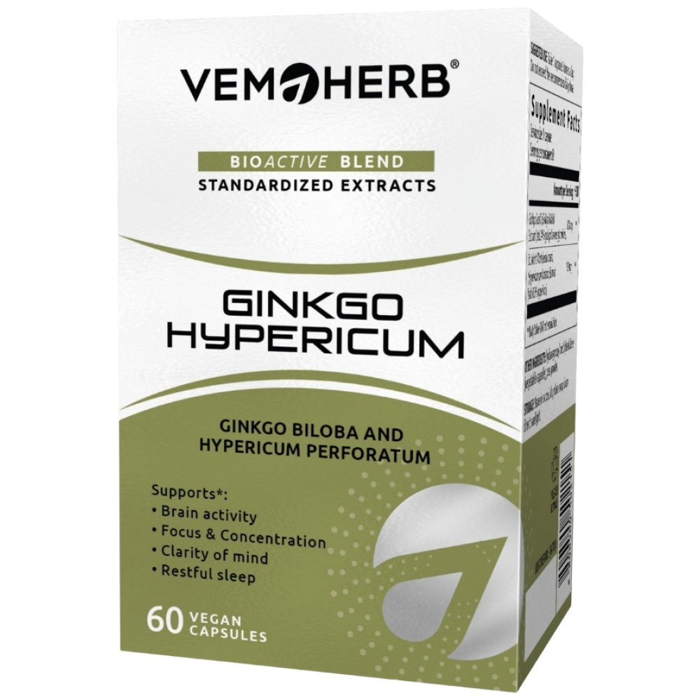 Ginkgo Hypericum - 60 капсули