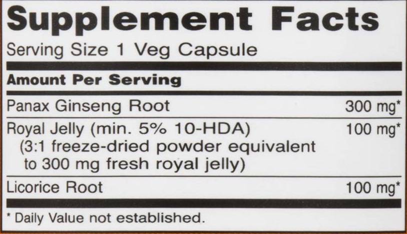 Женшен и кралско желе - 90 капсули