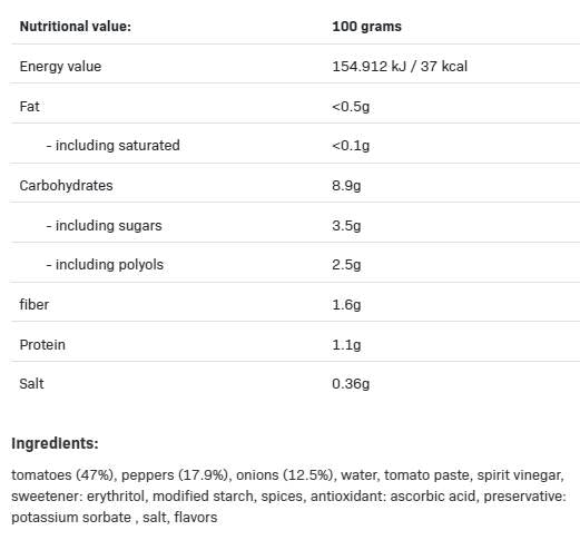 F ** King Delicious Salsa Mexicana - 350 грама