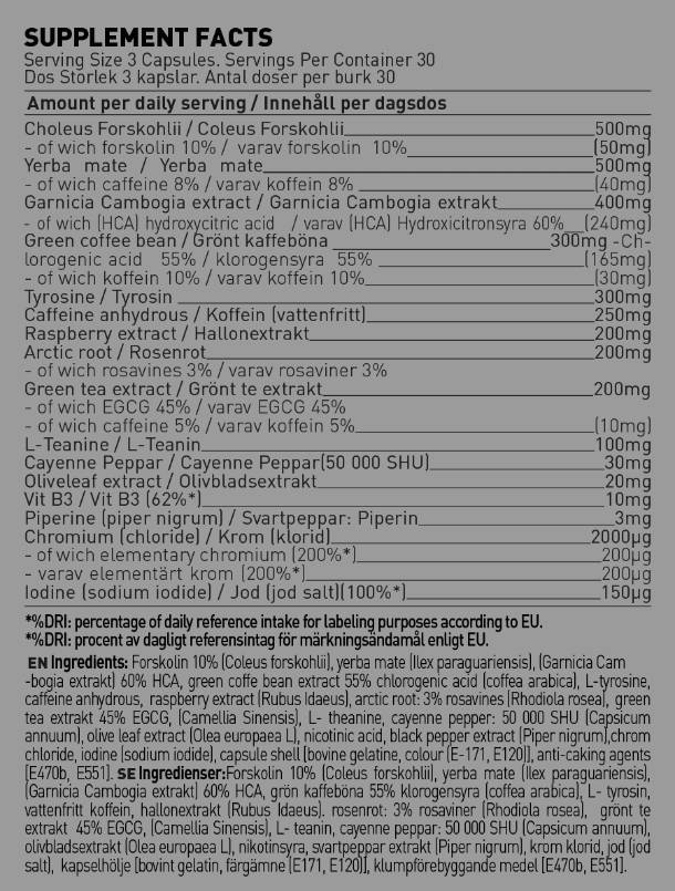 Отидете трудно / напреднали - 90 капсули