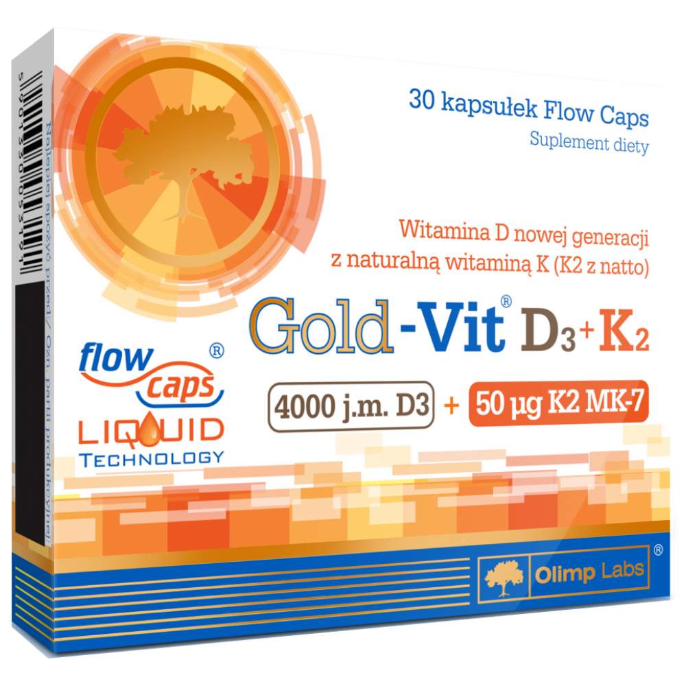 Gold-Vit D3 + K2 30 капсули