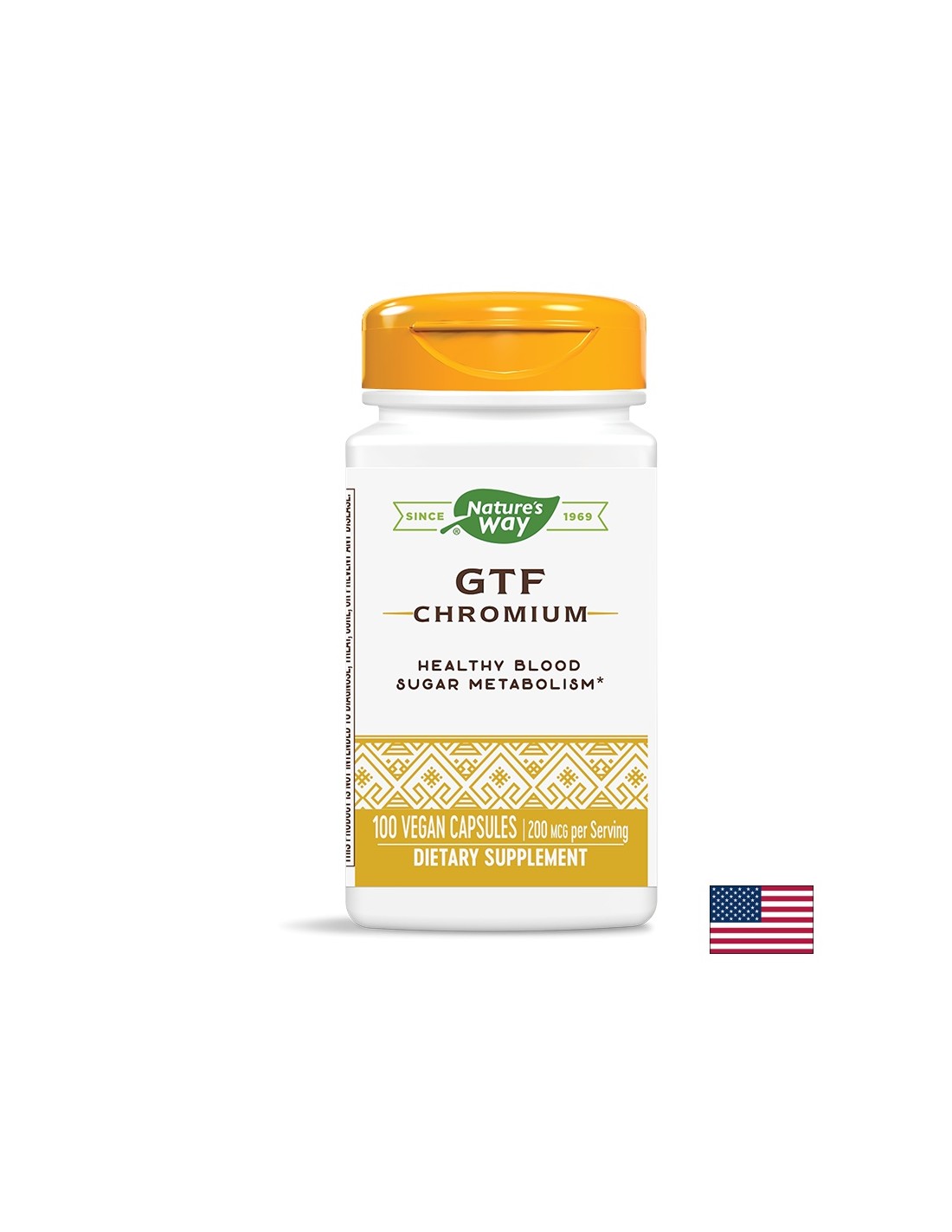 GTF хром 200 mcg - 100 капсули