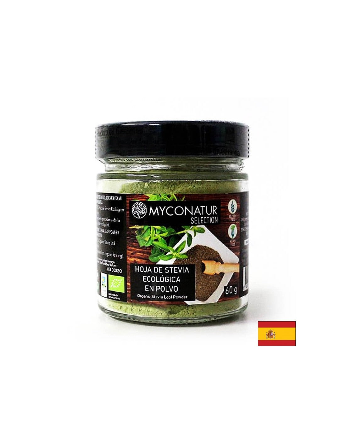 Hoja de stevia, Bio - Органични листа от стевия (на прах), 60 гр <tc>Myconatur</tc>
