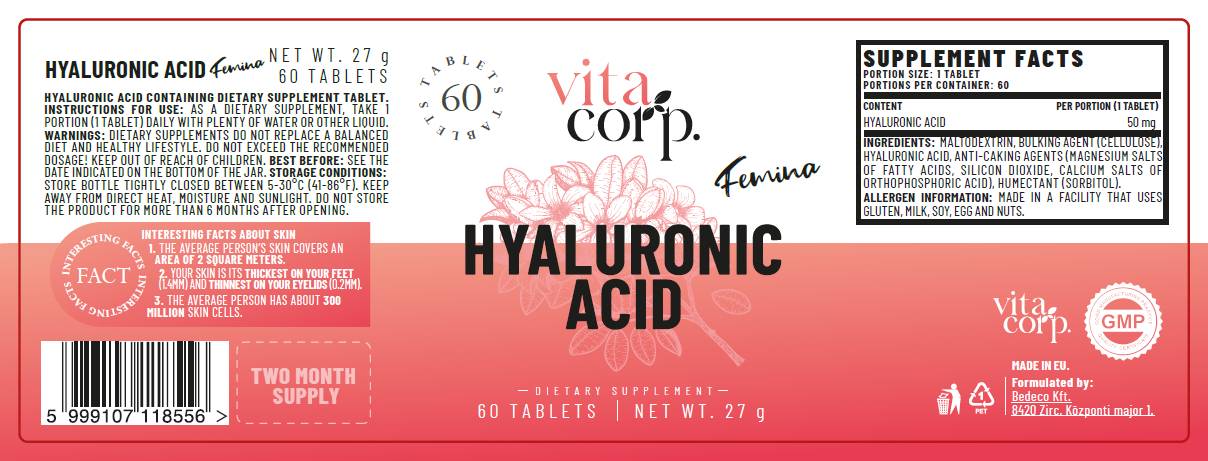 Хиалуронова киселина 50 mg - 60 таблетки