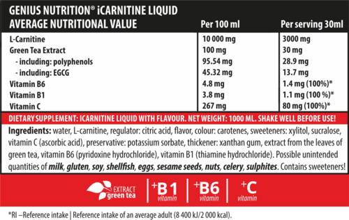 l'Arnitine течност - 1000 ml