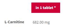 L-Carnitine Endurance Sport | Ефервесцентни - 20 разтворими таблетки