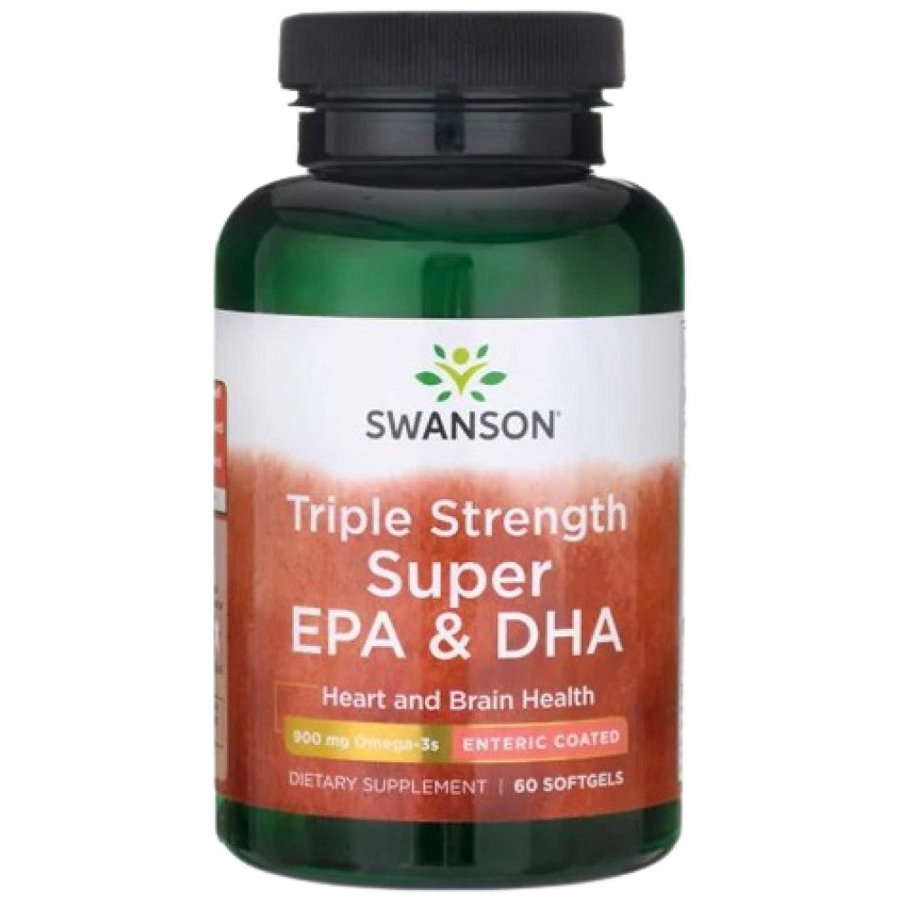 Тройна сила Super EPA и DHA 900 mg 60 Softgels