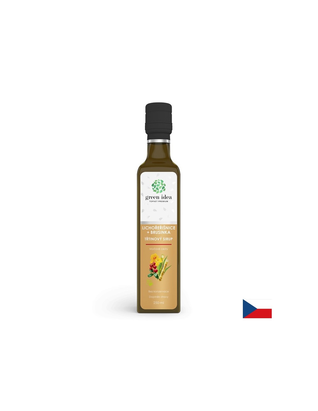 Сироп от бастун с боровинка и червена боровинка - здраве и имунитет на урина, 250 ml, с дозировка