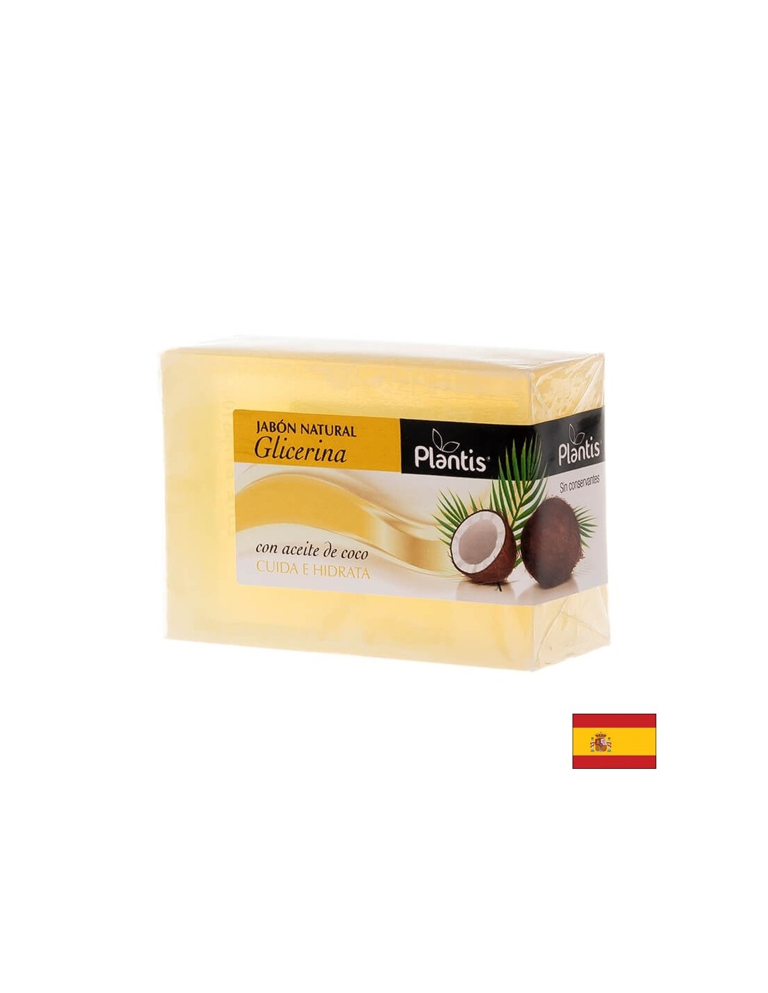 Натурален сапун с глицерин с кокосово масло - Plantis®, 100 g