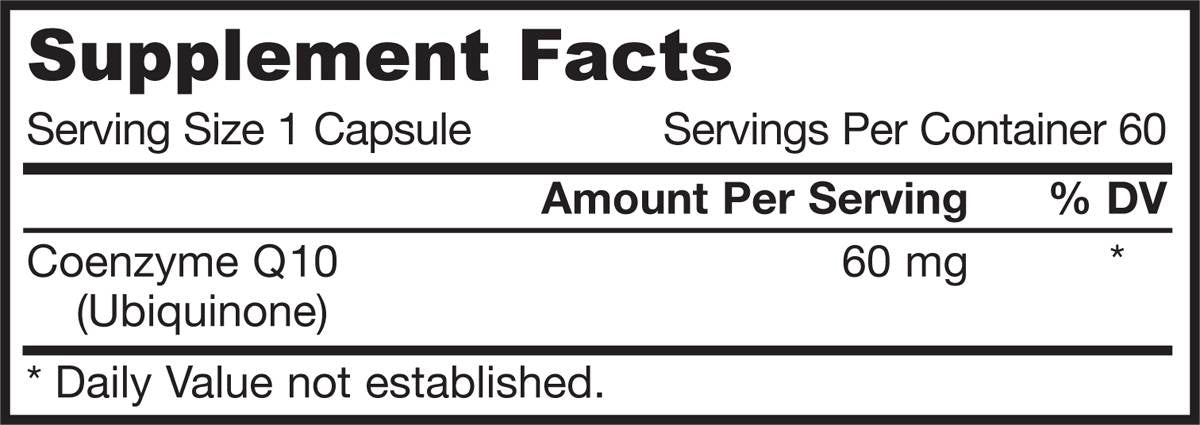 Co-Q10 (Ubiquinone) 60 mg 60 капсули - Feel You