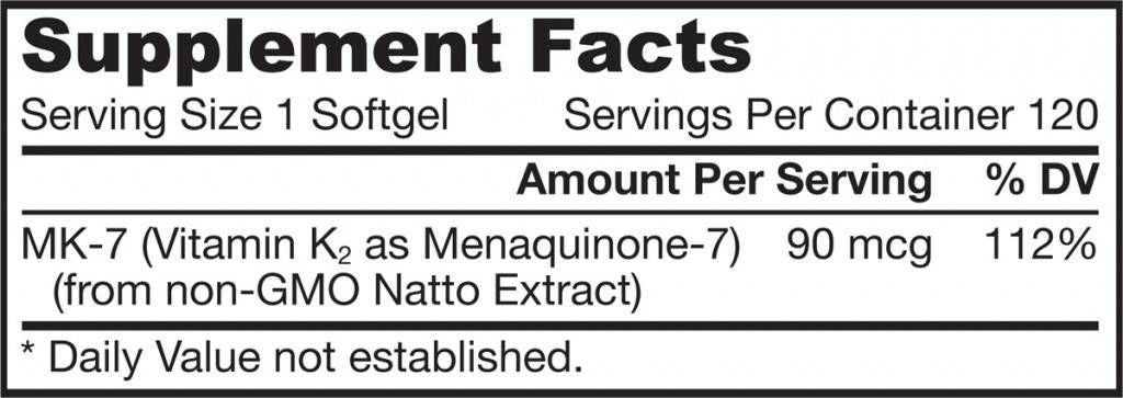 MK -7 90 MCG - 120 гел капсули