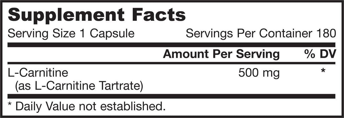 L -карнитин 500 mg - 50 капсули