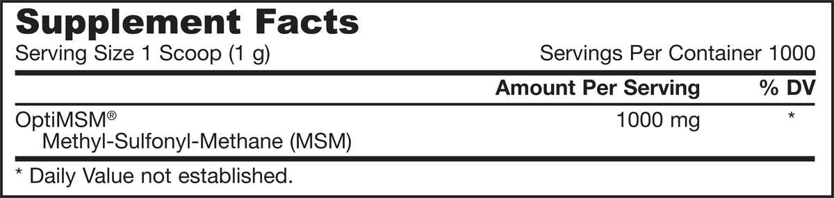 MSM SURFUR POWDER - 1000 GRAMA