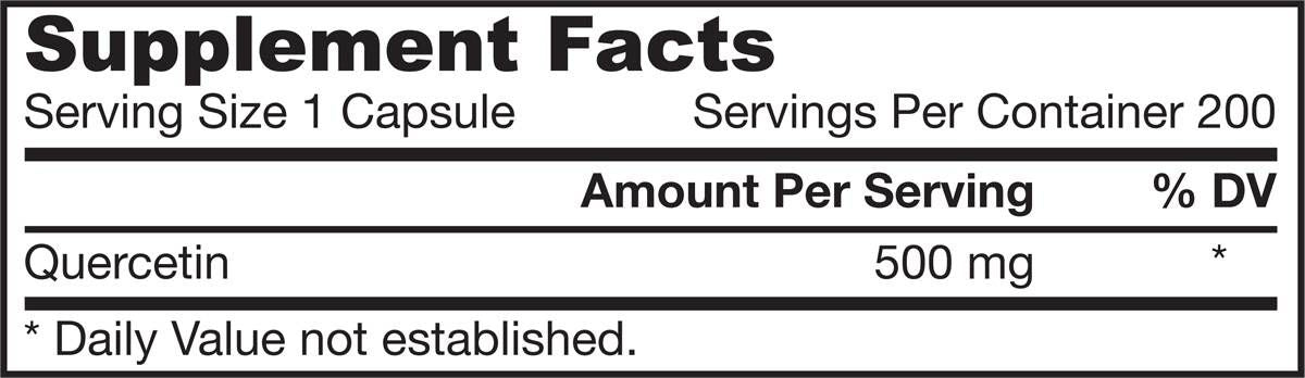 Кверцетин 500 mg - 200 капсули