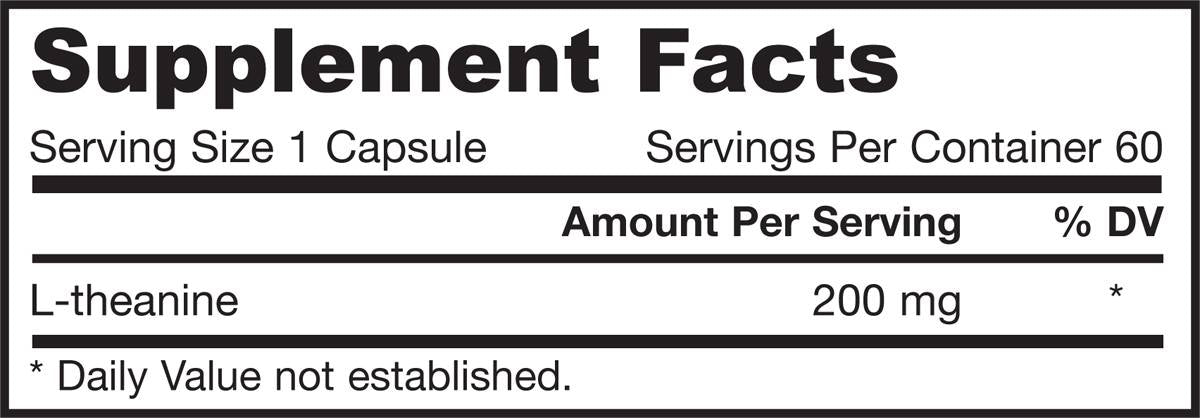 Теанин 200 mg - 60 капсули