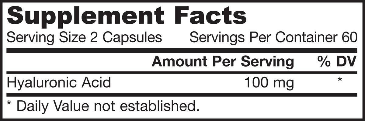 Хиалуронова киселина 50 mg - 120 капсули