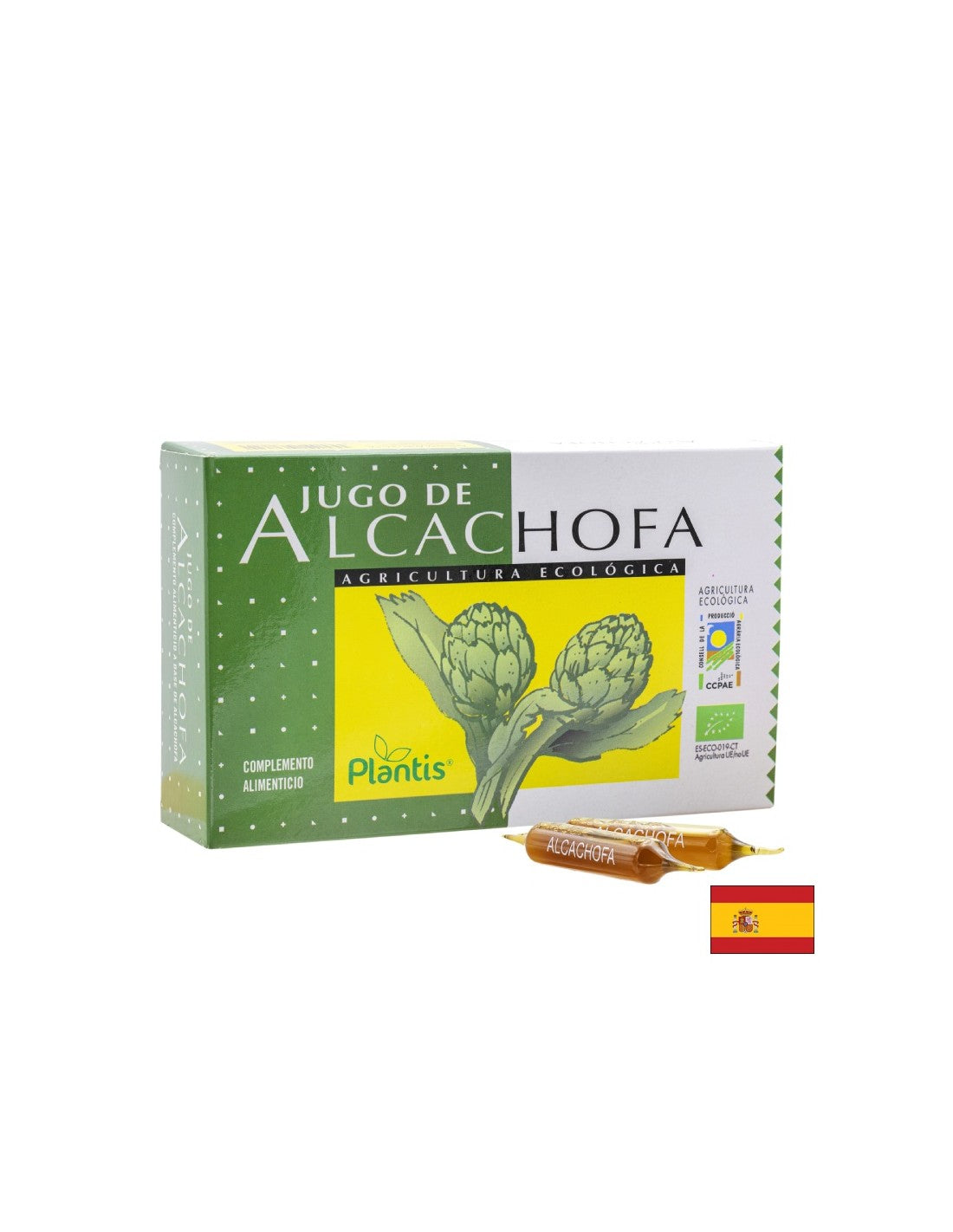 Jugo De Alcachofa/ Artichoke (juice)/ Liver and gall, 20 ampoules for drinking Artesania - Nutra Best Europe