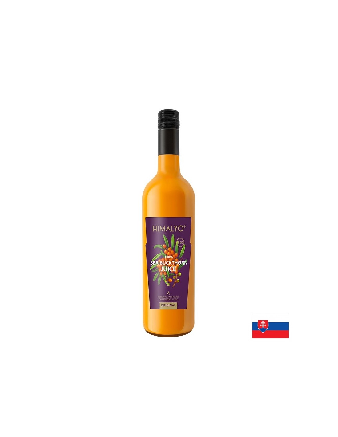 Органичен сок от морски зърна - антиоксидант - анти -стареене и метаболитно здраве, 750 ml, 30 порции