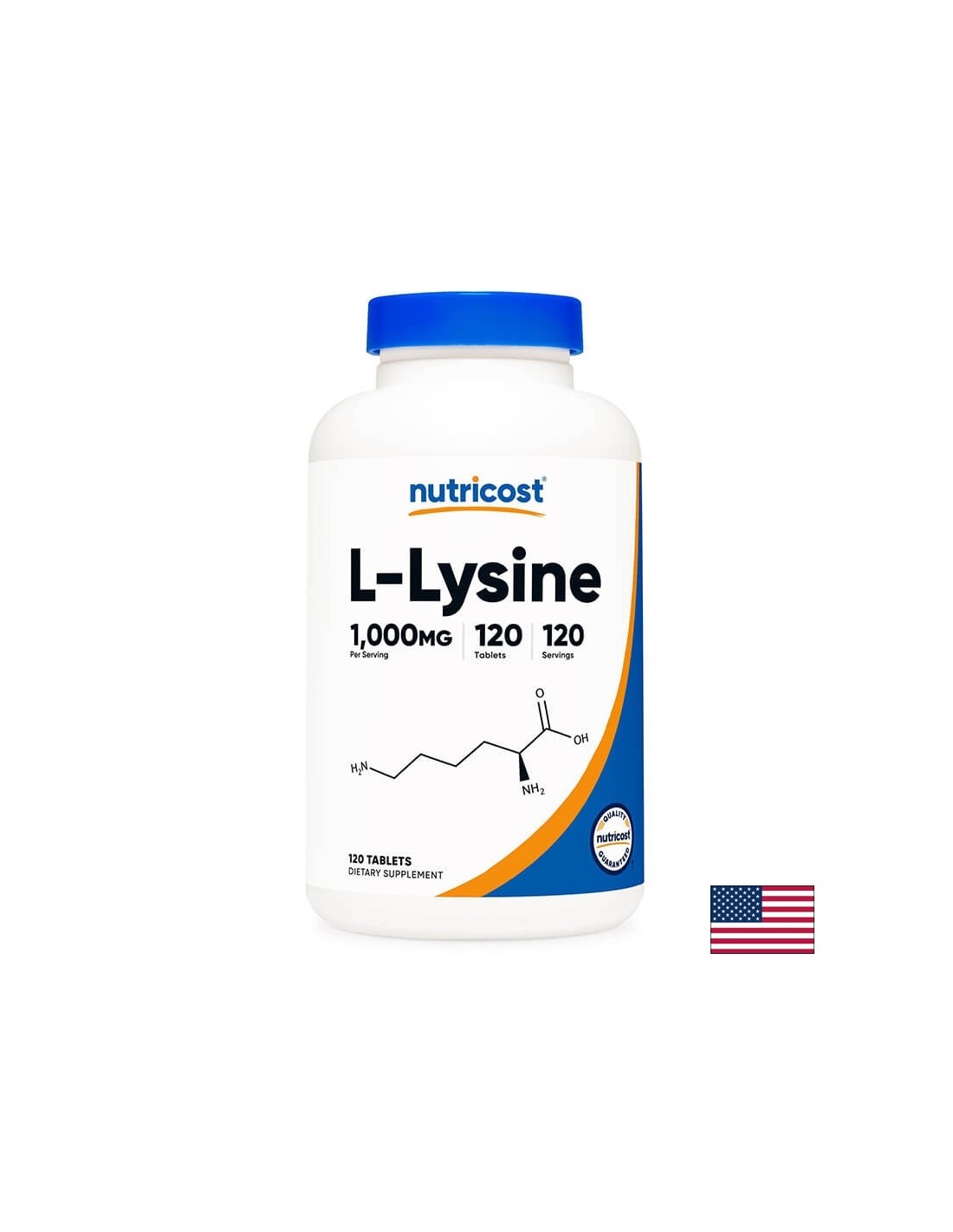 Херпес симплекс, костна система - L -лизин (хидрохлорид) 1000 mg, 120 таблетки