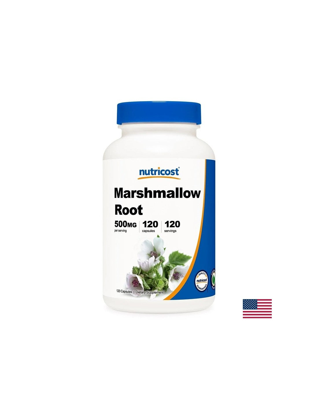 Храносмилане и имунитет - бяла роза (корен), 500 mg x 120 капсули