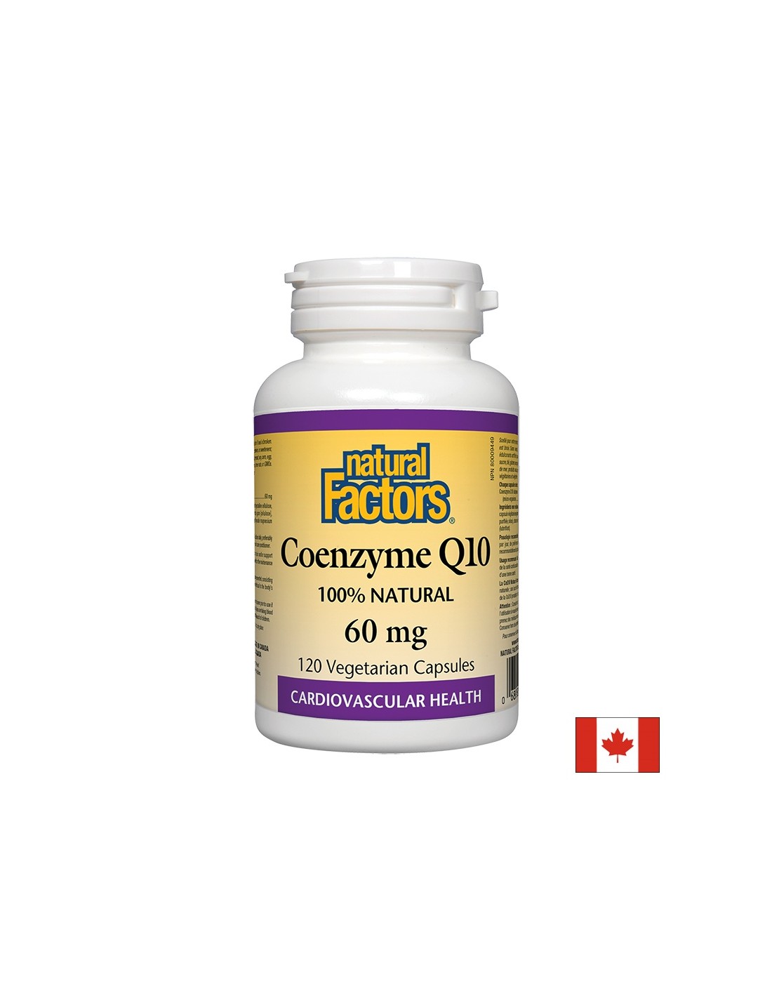 Коензим Q10/ Coenzyme Q10 60 mg x 120 капсули <tc>Natural Factors</tc>