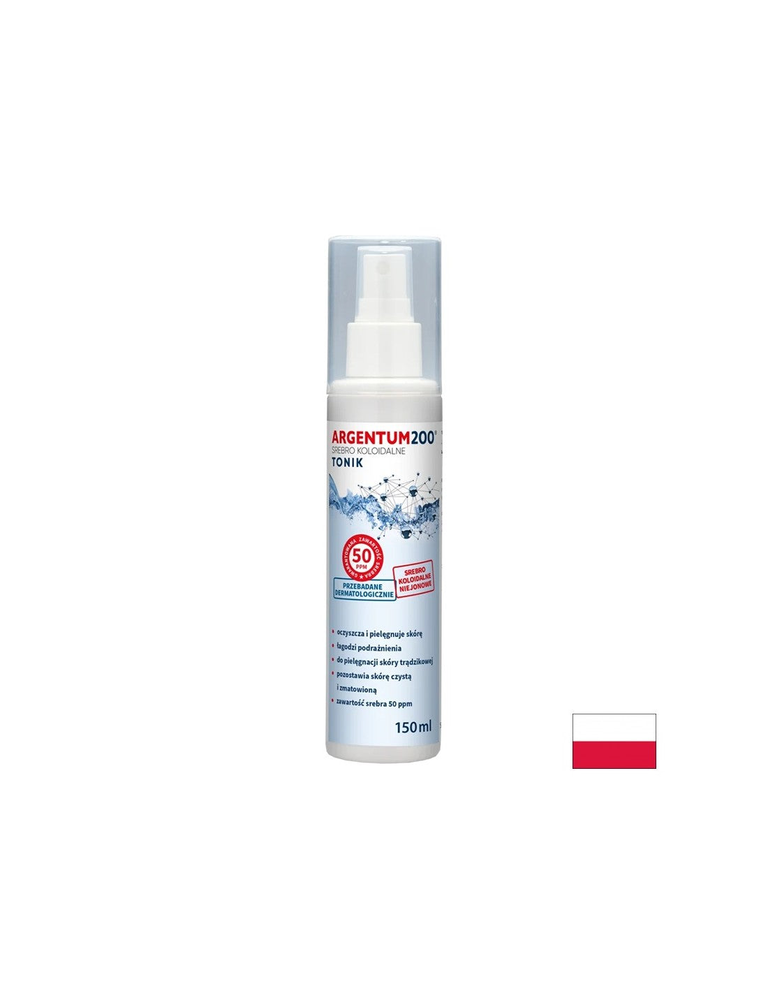 Колоидно сребро 50ppm, спрей 150 ml