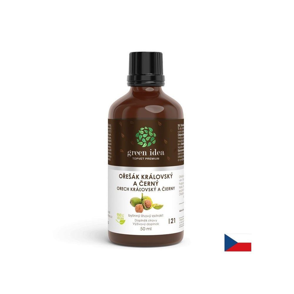 Контрол на кръвната захар и холестерола - орех, 50 ml тинктура