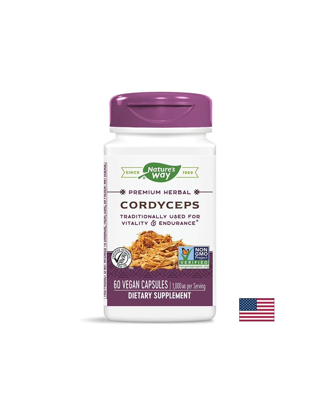 Cordyceps 500 mg - 60 капсули