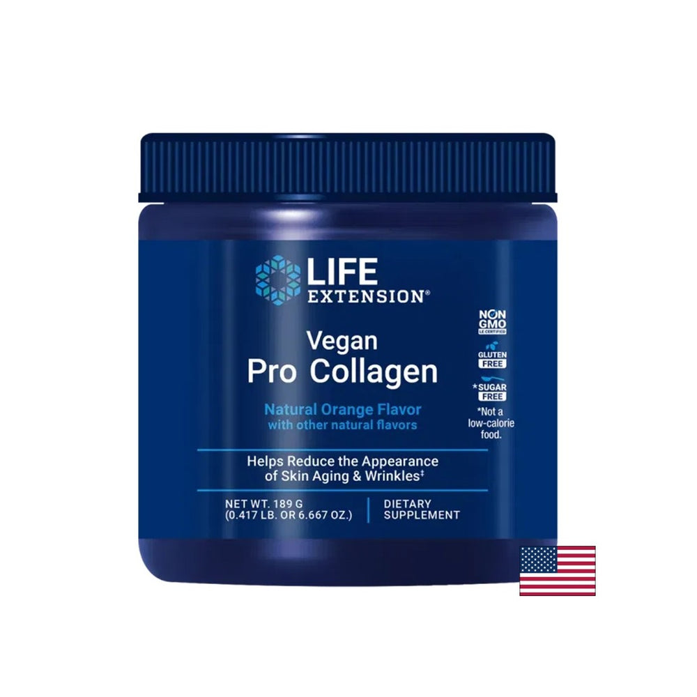 Коса и кожа - Vegan Pro Collagen, 189 g прах, оранжев аромат