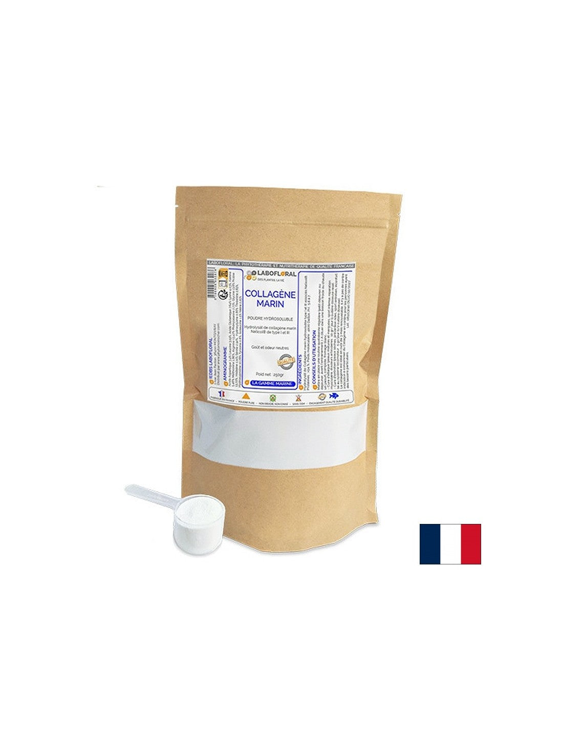 Коса, кожа и здрави стави - хидролизиран морски колаген Naticol® (тип I, III), 250 g прах