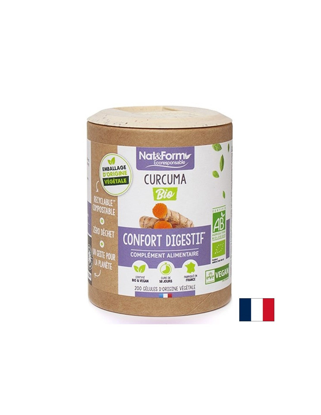 Кости и стави - куркума (корен), 300 mg x 200 капсули