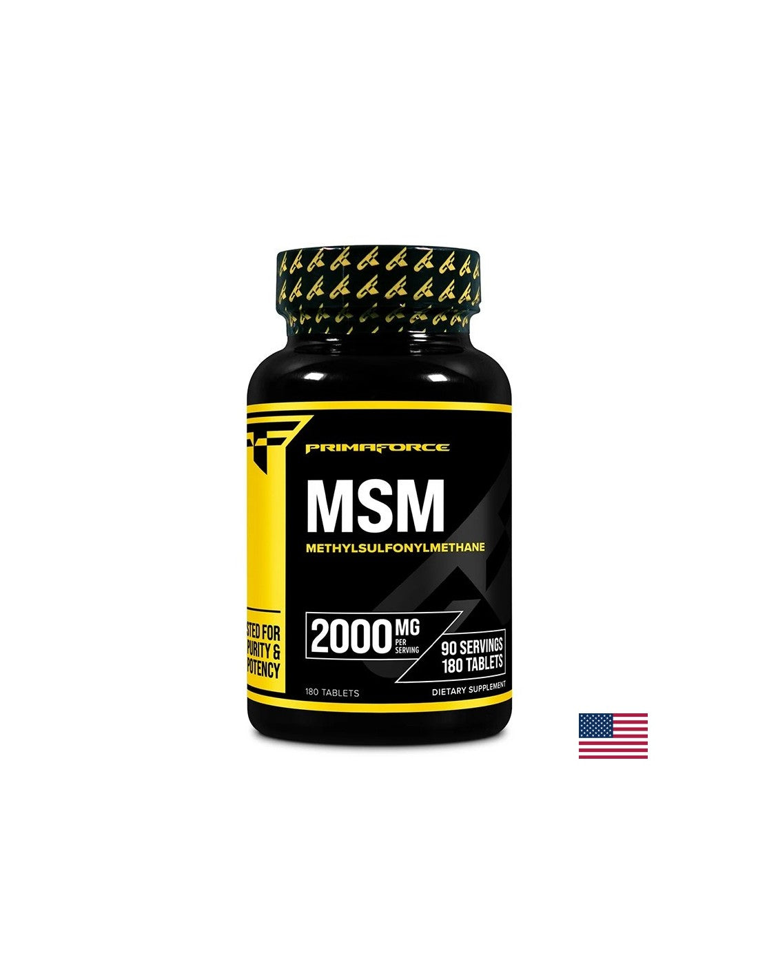 Кости и стави-MSM (метил-сулфонил-метан), 1000 mg x 180 таблетки